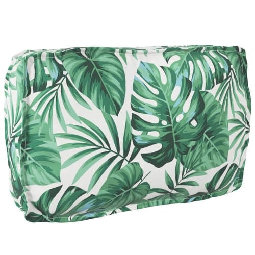 Pallkuddset Set om 3 Bladmönster Polyester Standard Mönster