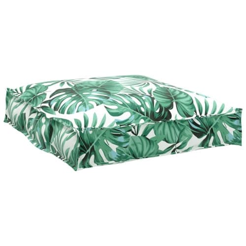 Pallkuddset Set av 2 Bladmönster Polyester Mönster Pallkuddset