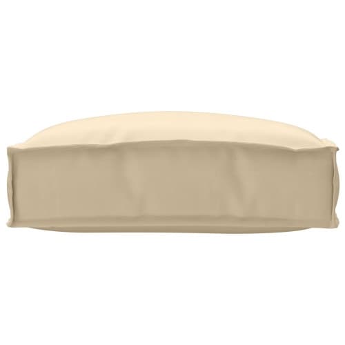 Utomhuskudde Beige Polyester 50 cm x 50 cm Vändbar Kudde