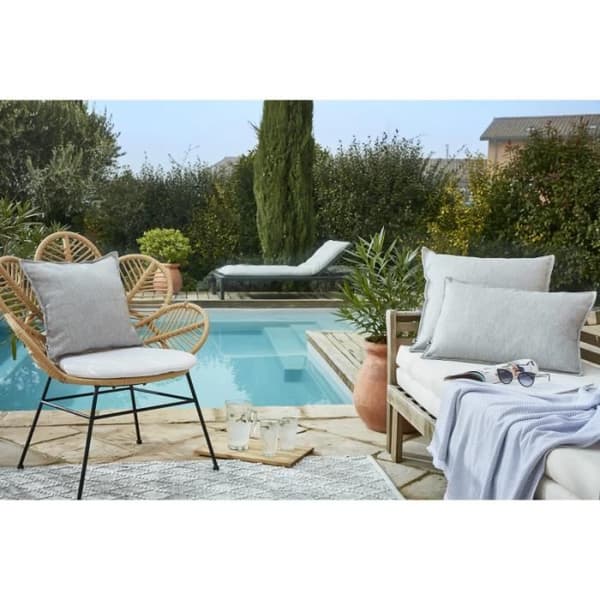 Kuddfodral "Naïa Outdoor" alla mått Effekten av fjärilen - Naïa Galet - Kuddfodral 60 x 60 cm