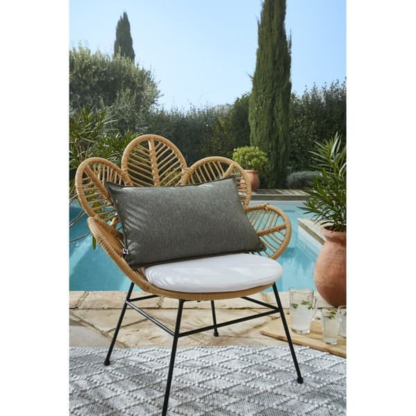 Kuddfodral "Naïa Outdoor" alla dimensioner Effekten av Fjäril - Naïa Nénuphar - Kuddfodral 40 x 60 cm