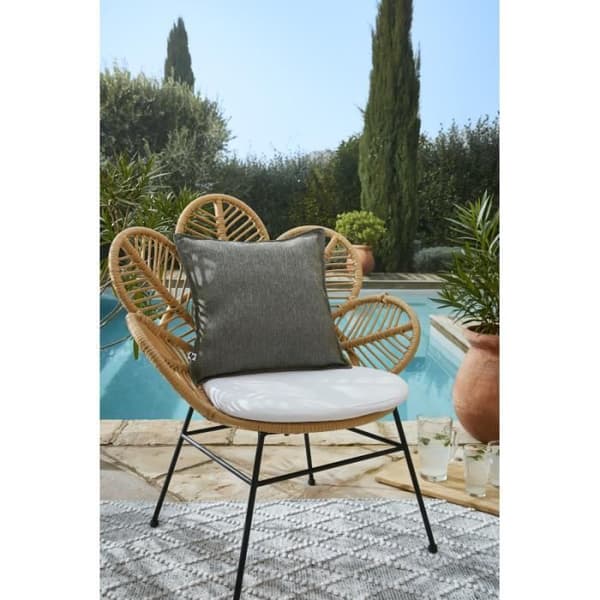 Kuddöverdrag "Naïa Outdoor" alla dimensioner Fjärilseffekten - Naïa Nénuphar - Kuddöverdrag 45 x 45 cm