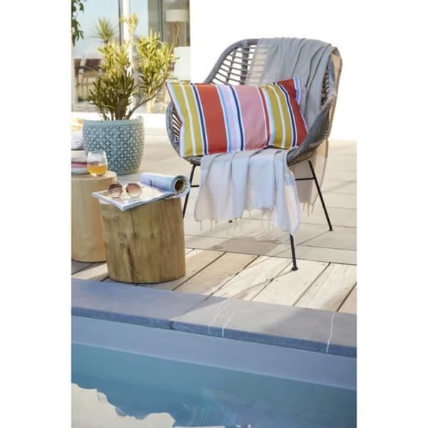 Kuddfodral "Outdoor" alla dimensioner Effekten Fjäril - Bianca Soleil - Kuddfodral 40 x 60 cm