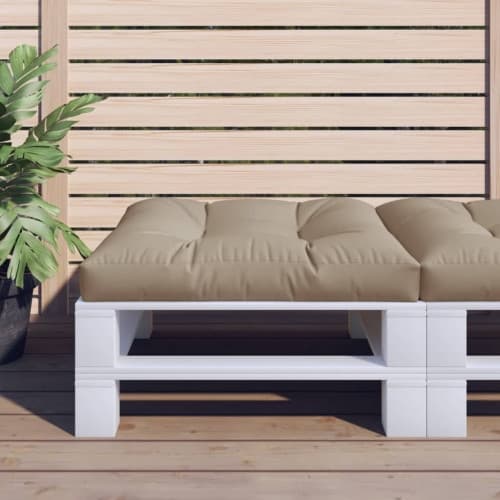 Palldyna taupe 80x80x12 cm tyg