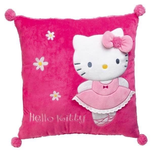 Fun House Hello Kitty fyrkantig kudde 35 x 35 cm för barn