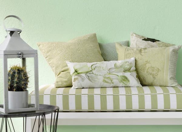 Apelt kuddfodral - 7907 49X49 41 - Kuddfodral, Polyester, Mint, 49 x 49 x 0,2 cm