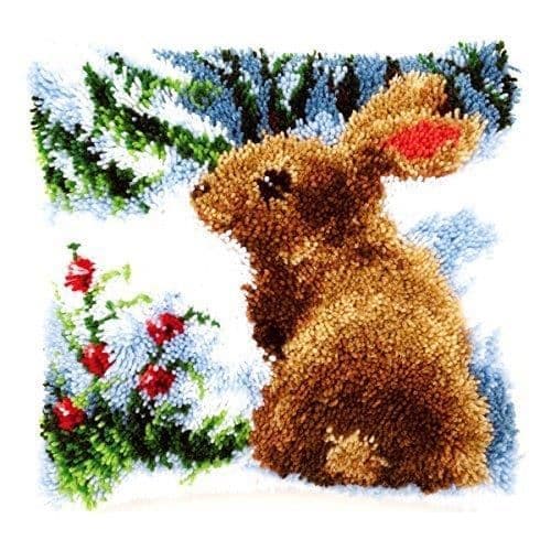 Lockstitch-kuddesats Kanin i snön PN-0147712
