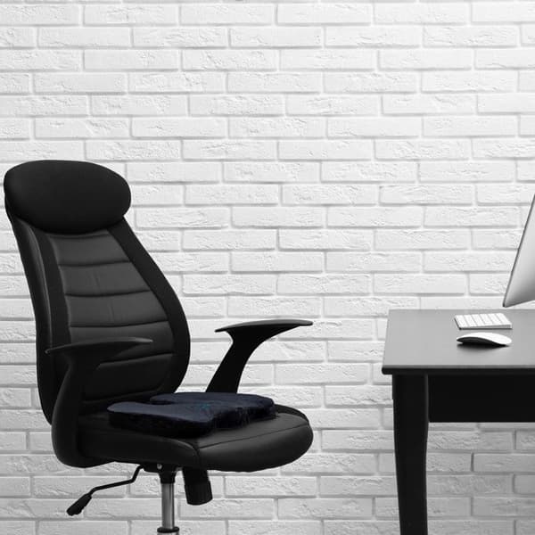 Relaxdays Ergonomisk sittkudde, minneskum med gel, kontor, bil, rullstol, för tryck.