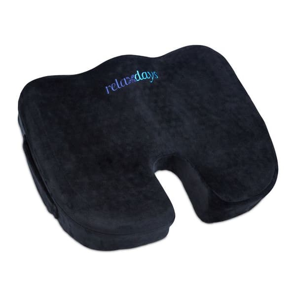 Relaxdays Ergonomisk sittkudde, minneskum med gel, kontor, bil, rullstol, för tryck.