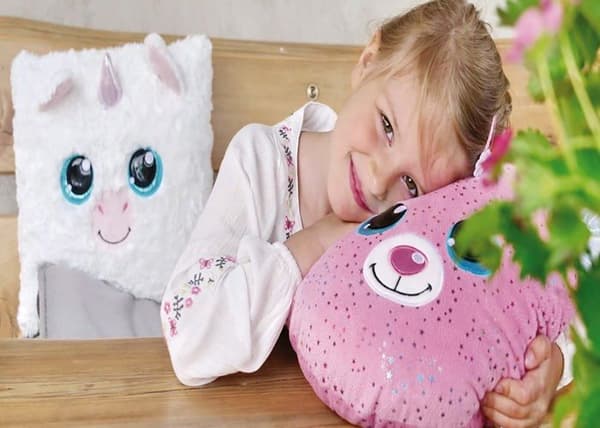 Coussin Nici - 48588 - Coussin GLUBSCHIS Licorne Milky-fee 30x30cm