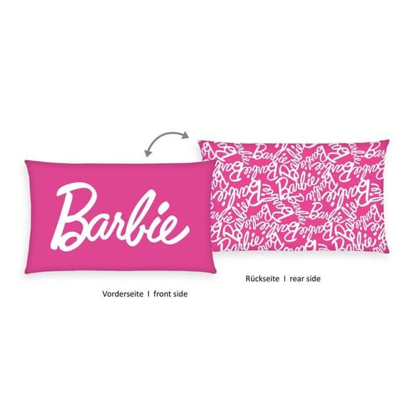 Coussin Herding Coussin Barbie, 30 x 50 cm, Dekorativ och mysigt kuddar för barn, 100% polyester, Mjuk Velboa