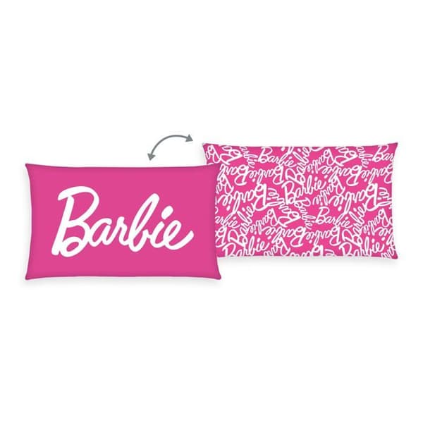 Coussin Herding Coussin Barbie, 30 x 50 cm, Dekorativ och mysigt kuddar för barn, 100% polyester, Mjuk Velboa