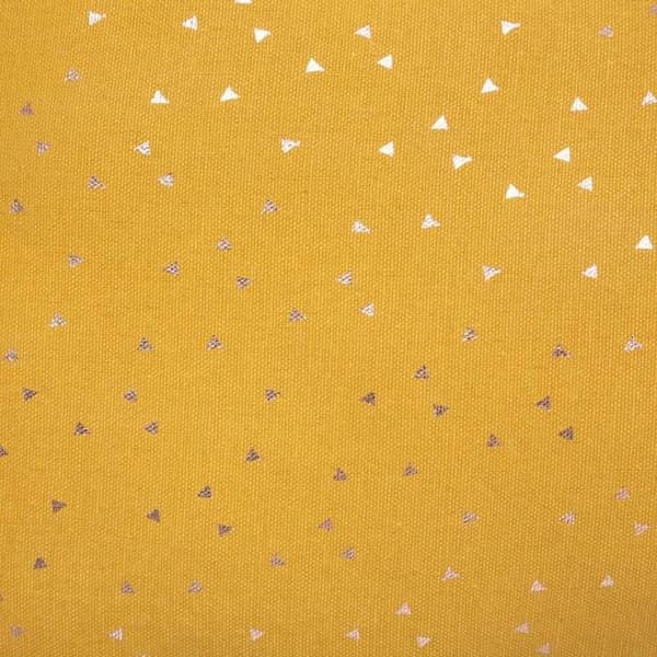 "Berlingot" stjärna barnkudde - bomull - ockra gul - 40x40 cm - Okra - Atmosphera inredningsarkitekt