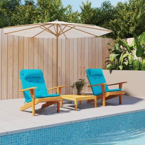 Turquoise Kuddfodral Turkos Polyester 58 cm x 77 cm