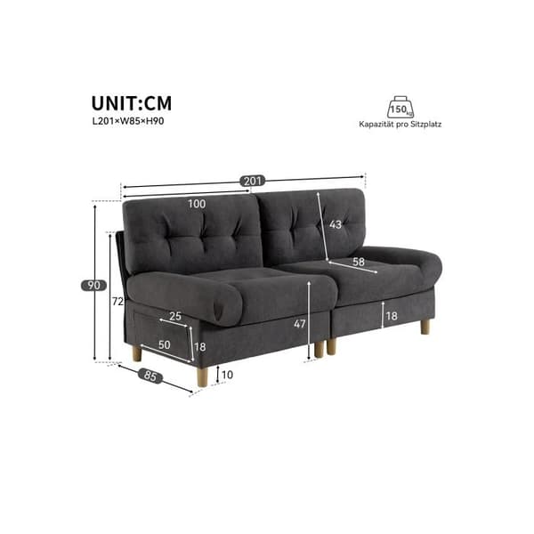Samtida design: lyxig soffan i molnform i teddyvelour, soffa med stora sittkuddar och kuddar.