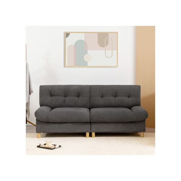 Samtida design: lyxig soffan i molnform i teddyvelour, soffa med stora sittkuddar och kuddar.