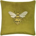 Miniatyrbild 1 av 4: Housse de coussin Paoletti - HORTUS/CC3/OLI - Hortus Kudde, Sammet, Oliv, 50 x 50cm