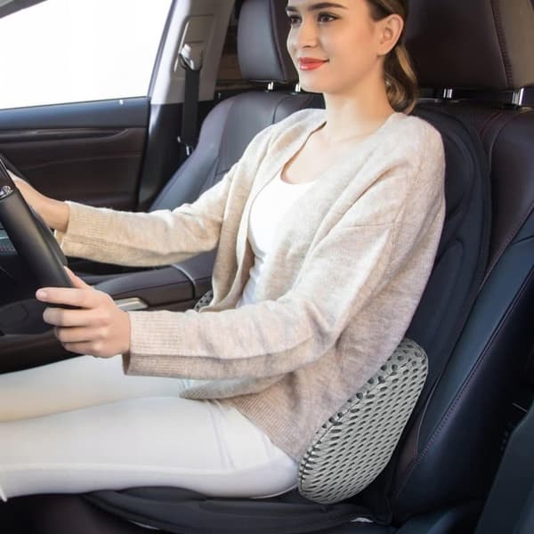 Lollanda Selkätyyny, ergonominen, hengittävä, muistivaahtomuovi, mukava, selkänoja työtuolille ja autolle