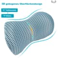 Miniatyrbillede 2 af 8: Lollanda Ryghynde, ergonomisk, åndbar, memoryskum, komfortabel, ryglæn til kontorstol og bil