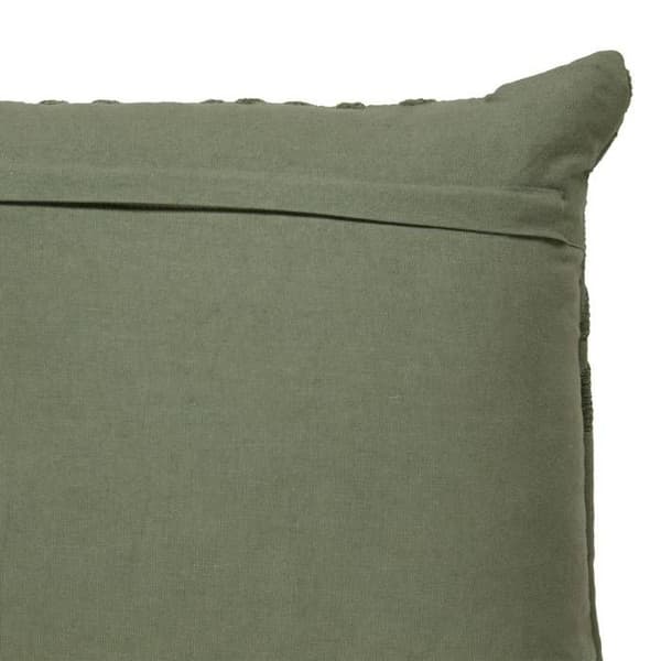 Coussin mönster jacquard "Lehto" bomull ljusgrön 58x38cm - Atmosphera inredningsdesigner - Grön