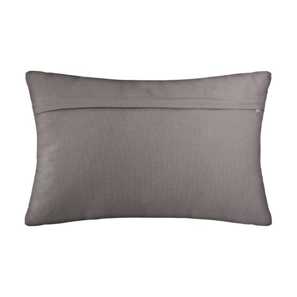 Kudde - ottomönster - bomull - grå - 30X50 cm - Grå - Atmosphera inredningsarkitekt