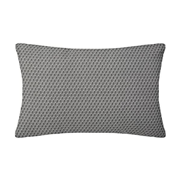 Kudde - ottomönster - bomull - grå - 30X50 cm - Grå - Atmosphera inredningsarkitekt