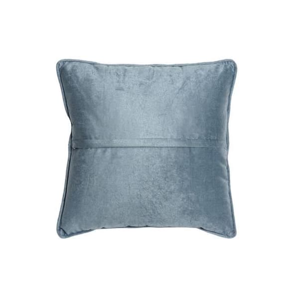 Kudde DKD Heminredning Blå Polyester Guld Sammet (45 x 10 x 45 cm)