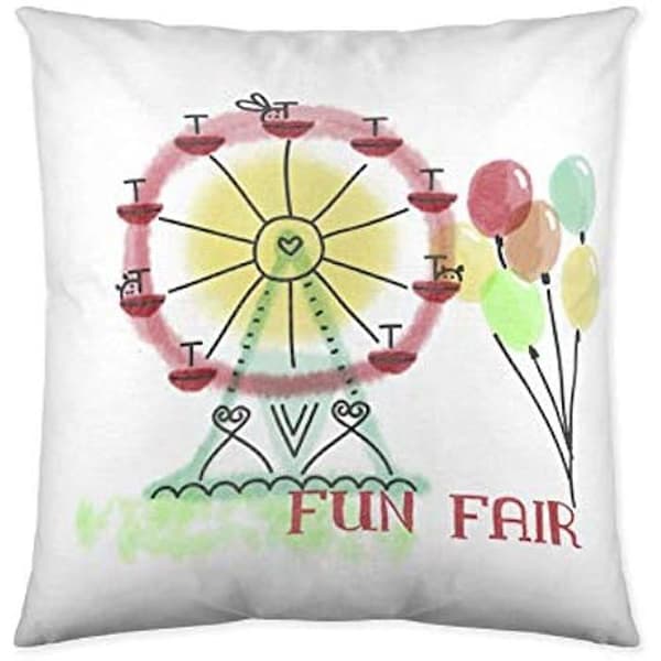 Kuddfodral - COOL KIDS - S2800302 - Flerfärgad - 50 x 50 cm - Barnstil