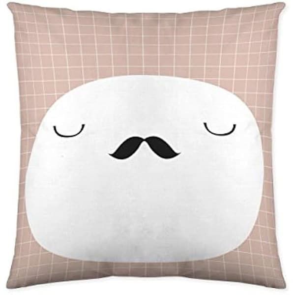 Kuddfodral - COOL KIDS - Mr&Mrs - 50 x 50 cm - Flerfärgad - Barnstil