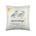 Miniatyrbild 1 av 2: kuddfodral popcorn biel (60 x 60 cm)