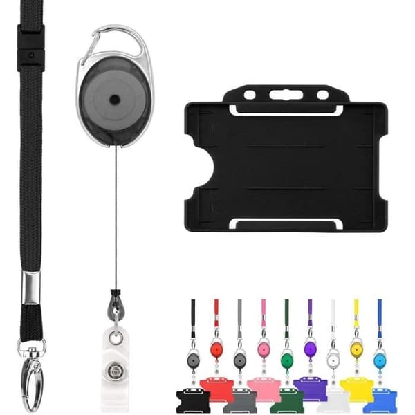 Svart indragbart halsband - CKB LTD - Trio Set