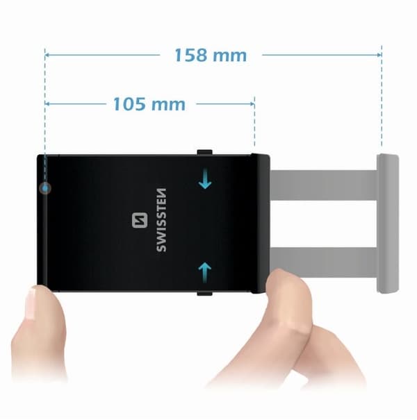 Swissten S-Grip T1-HK Universal Car Holder For Tablets / Phones / GPS