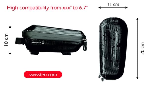 Swissten Waterproof Bike holder / bag For 4.2 - 6.7 inches Mobile phones