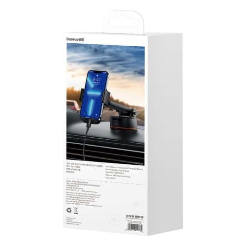Telefona turētājs Baseus Easy Control Black