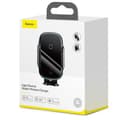 Miniatyrbilde 1 av 8: Car holder Baseus Light Electric Holder with Qi inductive charger black