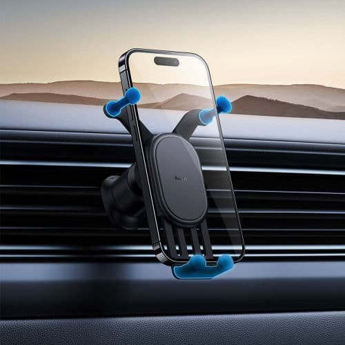 Telefona turētājs Baseus Car Air Vent Mount Black