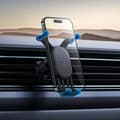 Miniatyrbilde 6 av 11: Telefona turētājs Baseus Car Air Vent Mount Black