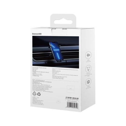 Telefona turētājs Baseus Car Air Vent Mount Black