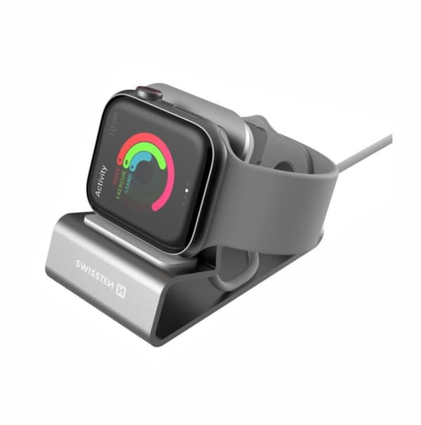 Swissten Aluminum stand for Apple Watch