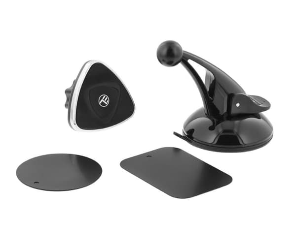 Tellur Car Phone Holder Magnetic Window and dashboard mount black Svart