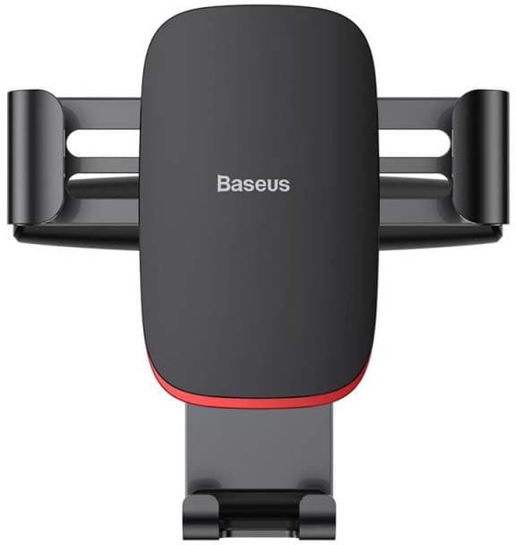 Telefona turētājs Baseus Metal Age Gravitational Holder for CD Slot Black Sort