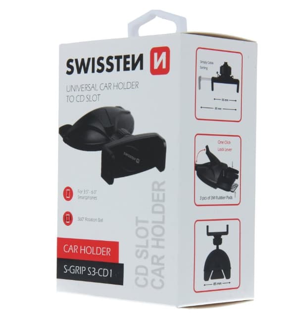 Swissten Držák Do Auta S-Grip S3-Cd1