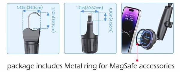 Swissten Magnetic Car Mirror Holder