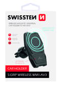 Miniatyrbild 1 av 5: Swissten WM1-AV3 Air Vent Car Holder With Wireless Charging + Micro USB Cable 1.2m
