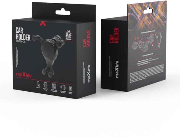 Maxlife phone holder MXCH-06, black