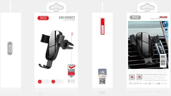 XO car phone holder Gravity C37, black