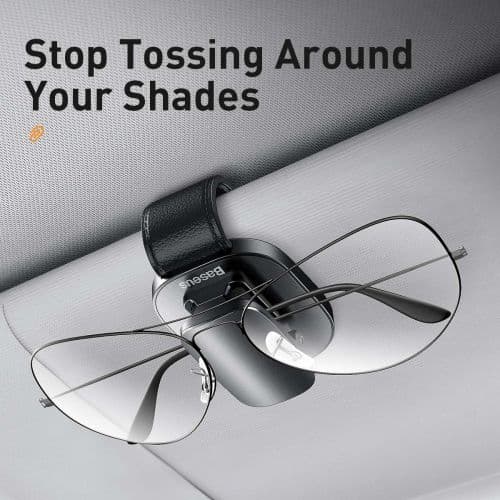 ORGANIZATOR auto Baseus Platinum Vehicle eyewear, poate fi utilizat pentru prindere ochelari sau cabluri, clips, negru "ACYJN-B01" - 6953156220119