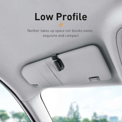 ORGANIZATOR auto Baseus Platinum Vehicle eyewear, poate fi utilizat pentru prindere ochelari sau cabluri, clips, negru "ACYJN-B01" - 6953156220119