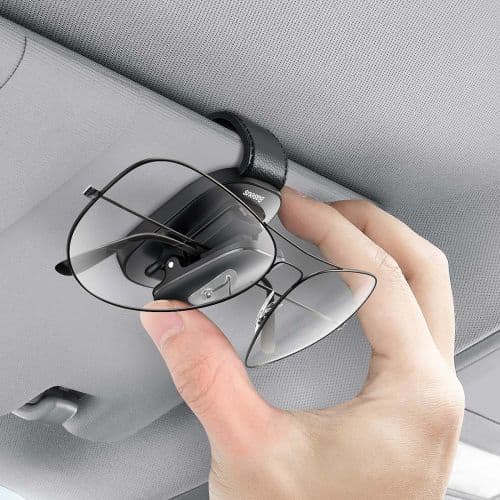 ORGANIZATOR auto Baseus Platinum Vehicle eyewear, poate fi utilizat pentru prindere ochelari sau cabluri, clips, negru "ACYJN-B01" - 6953156220119