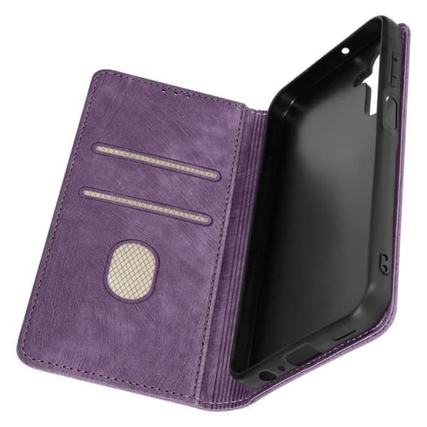 Smartphonefodral - AVIZAR - Samsung Galaxy A15 5G - RFID-skydd - Ljuslila - Flexibel